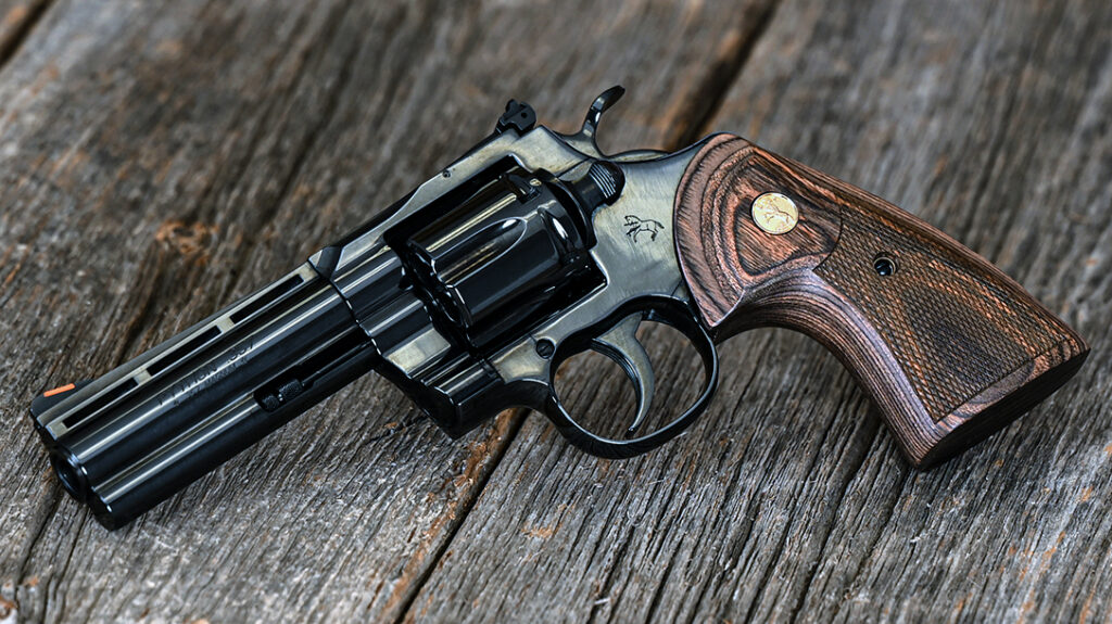 Colt Python The Legendary Snake Revolver Is Back In Blue