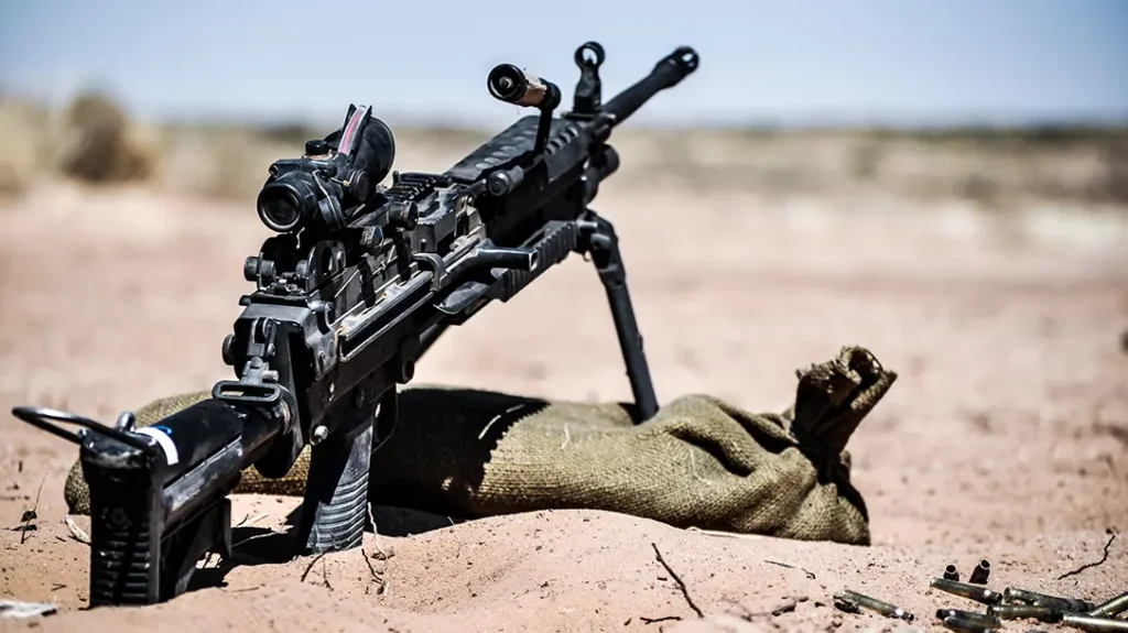 FN M249S Belt Fed Machinegun