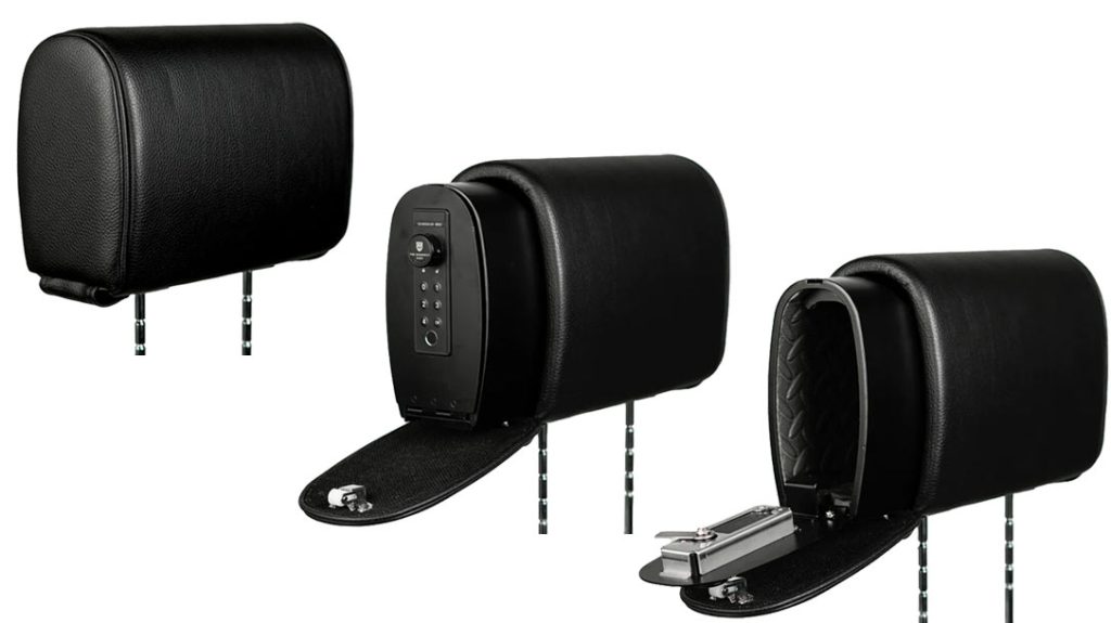 The Headrest Safe Now in a Removeable Slide Out Version
