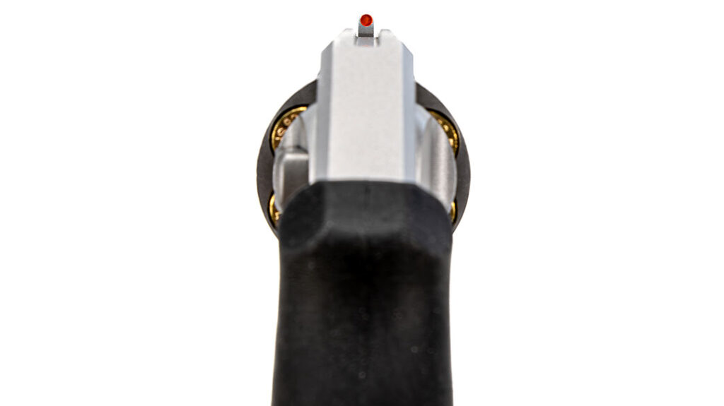 The front sight is painted orange (non-illumination).