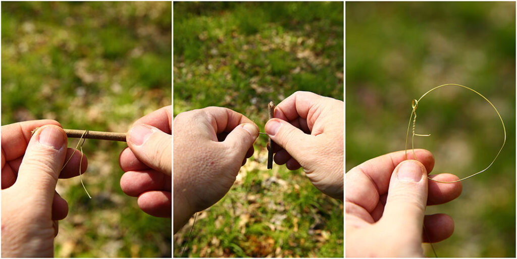 If you are good at trapping small game, extra wire is a good thing to keep in your tin.