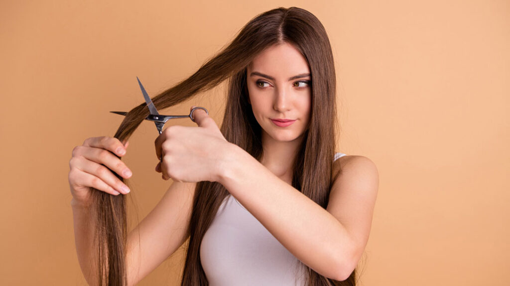 Becoming the gray man may include drastic actions like cutting your own hair.