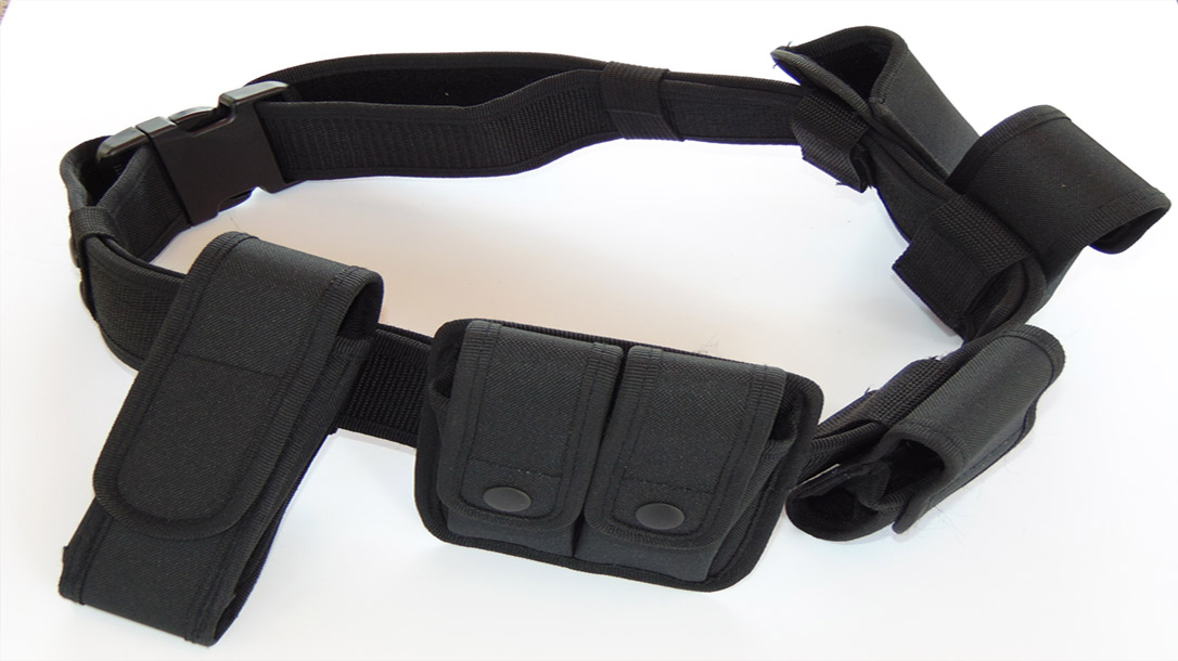 You can find a belt with secure pouches on most law enforcement supply websites.