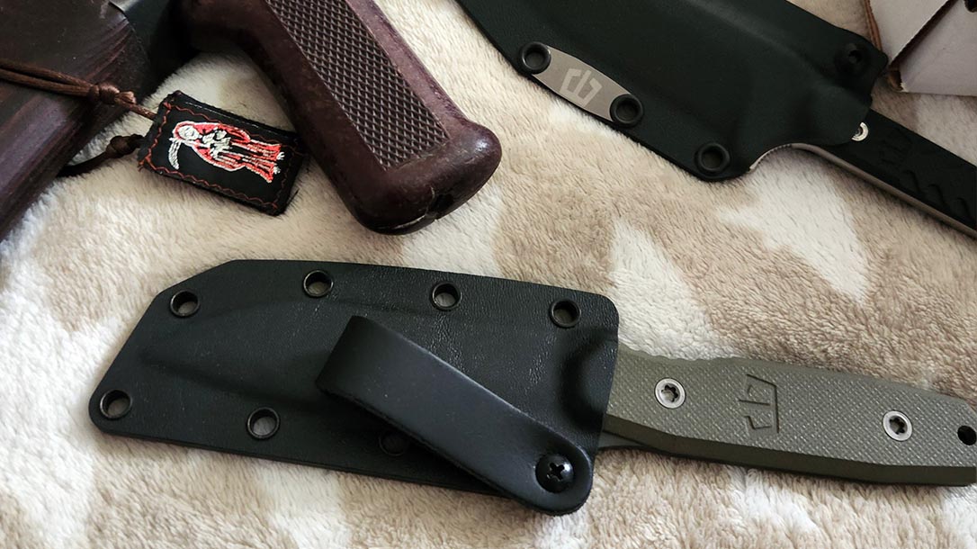There are many carrying options when it comes to fixed blade knifes.