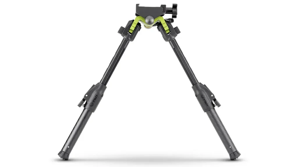 A good bipod helps improve your shooting position. 