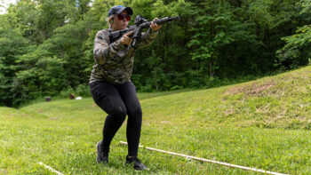 Shoot on the move when training carbine entries.