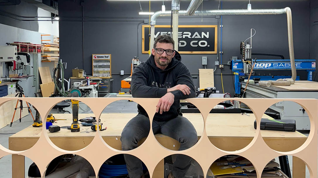 Mike didn't just stop at flags, though. He was determined to create a shop that could handle any custom woodworking project a customer could dream up.