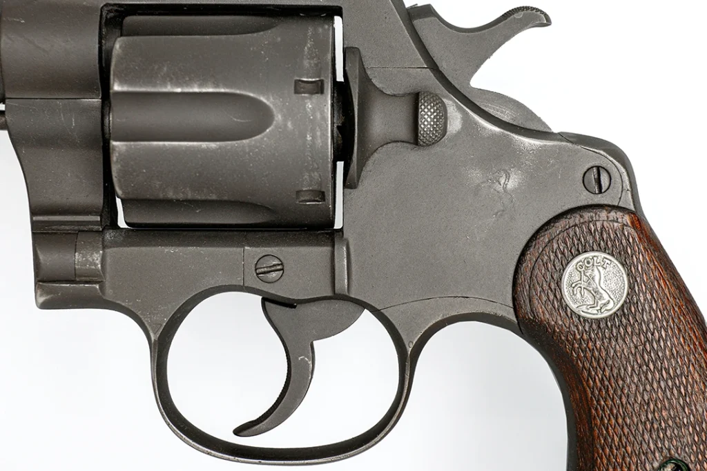 Most of the markings on the gun were practically obliterated by the ugly gray finish.