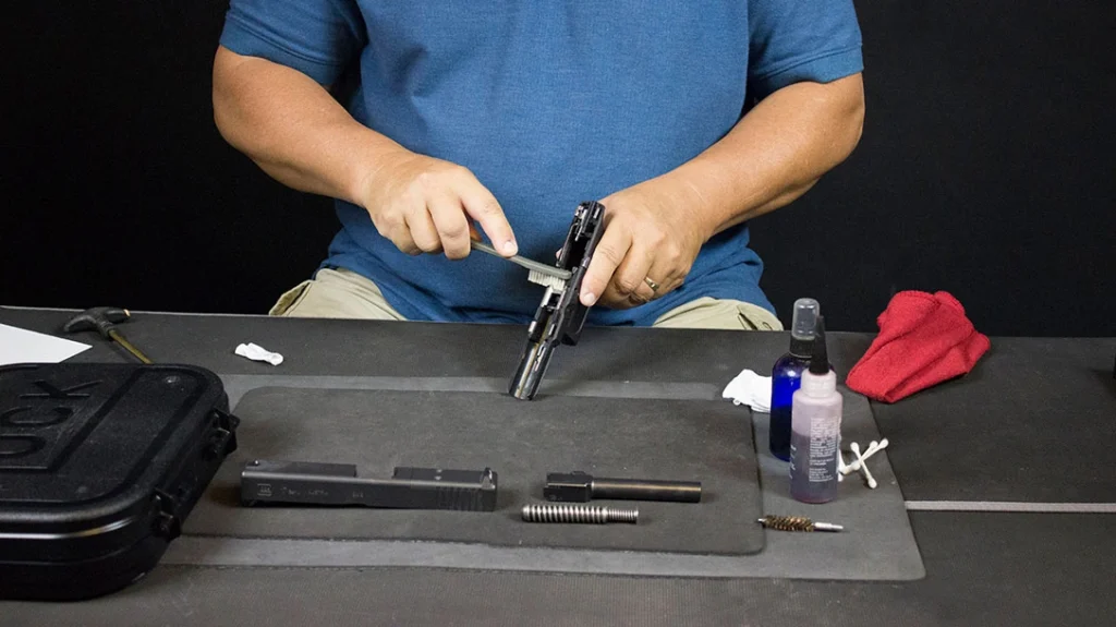 Being a good firearm owner includes keeping your firearms clean.