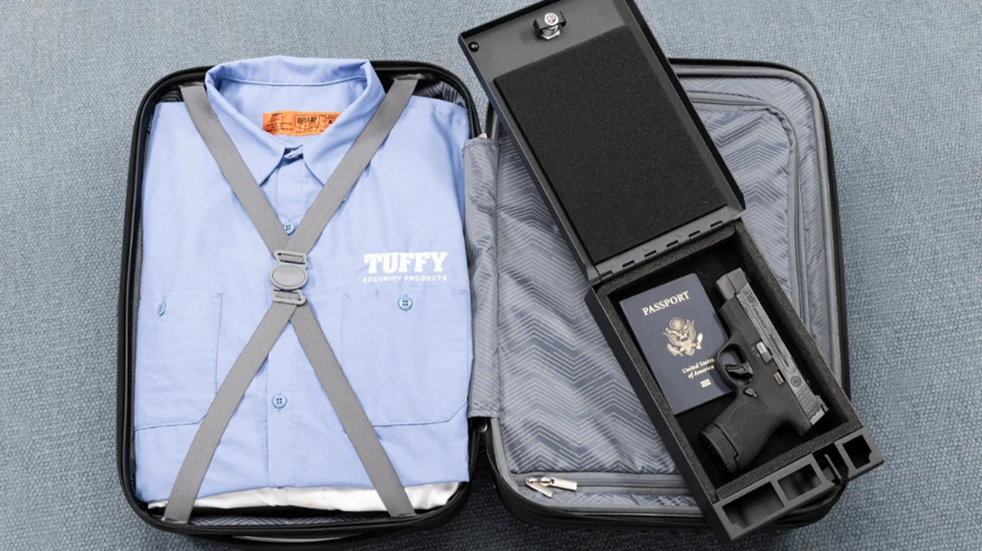 The tuffy lockbox is perfect for travel