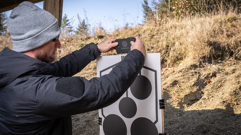 	The Smart Target System Control Module has a 6mm thick HARDOX steel plate shield designed to take impact from all standard pistol calibers.
