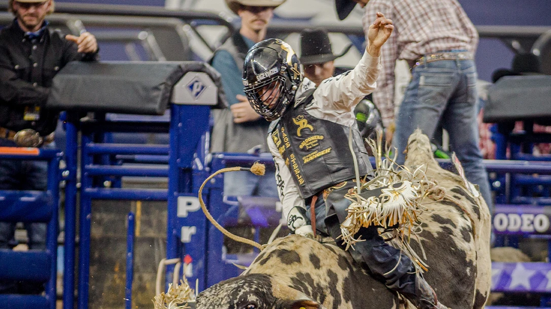 Bull riding remains one of the favorite events among fans and takes plenty of guts.