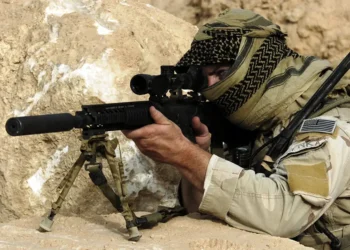 The MK12 SPR in combat.