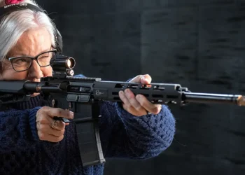 Shooting the SIG M400 Rose.