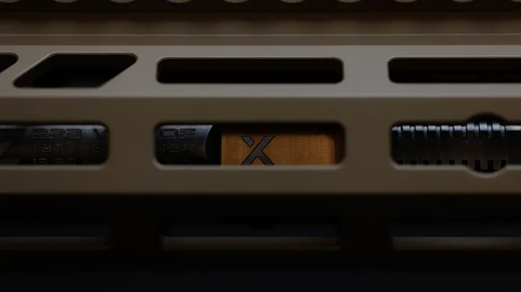 The Blackout Defense Quantum DTL Rifle has a smooth pule instead of a push.