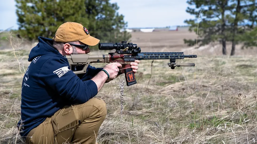 The rifle performed well on the range.