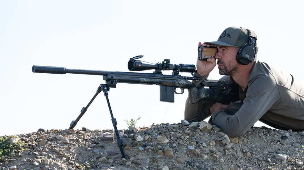 The Leica Rangemaster CRF Max is perfect for hunting or long range shooting.