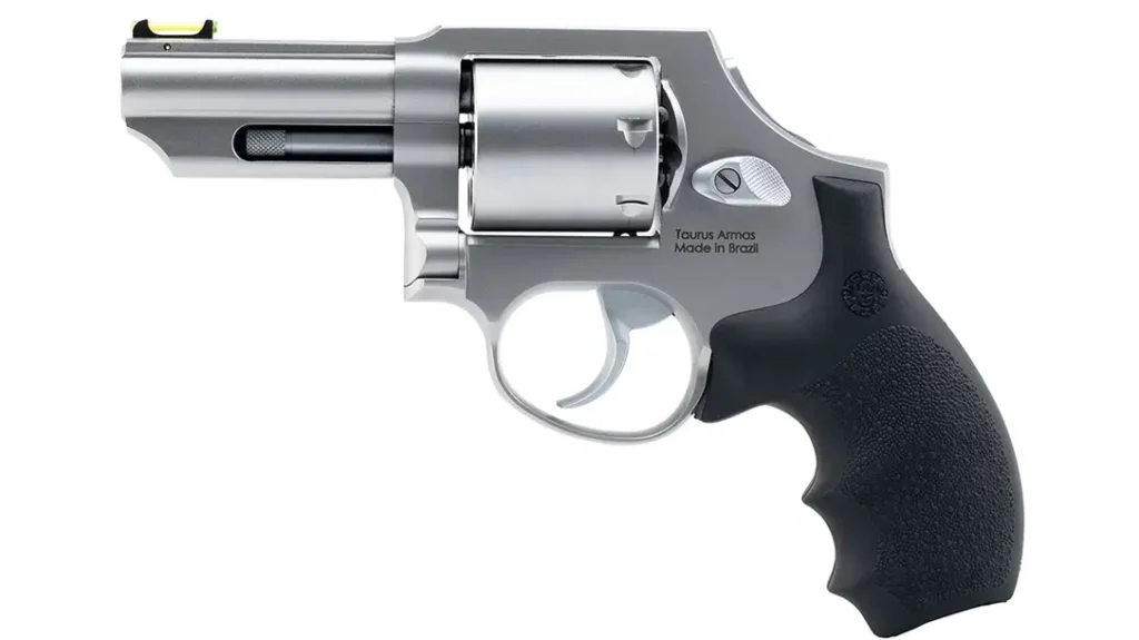 The Taurus 66 Combat 357 Revolver has a seven round capacity.
