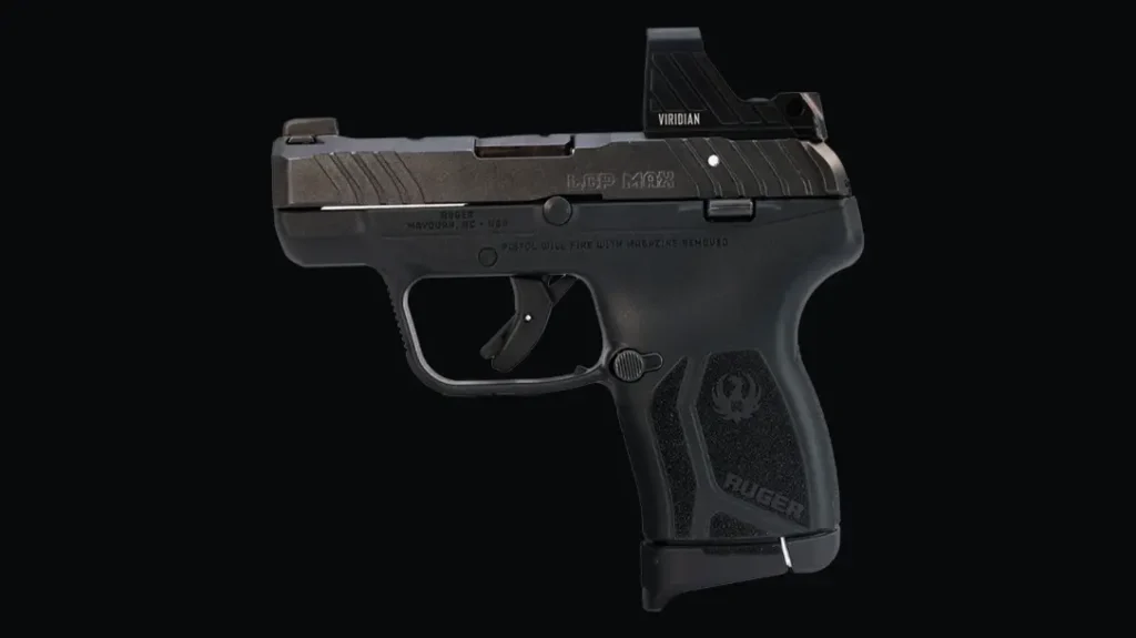 The RFX1 Green Dot  is designed for the Ruger LCP MAX.