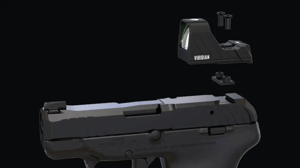 The RFX1 Green Dot isa easy to mount.