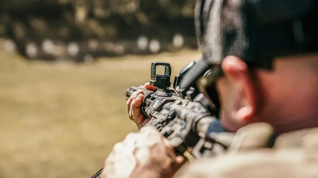 The Defender-ST Enclosed Solar Micro Red Dot can mount on multiple platforms.