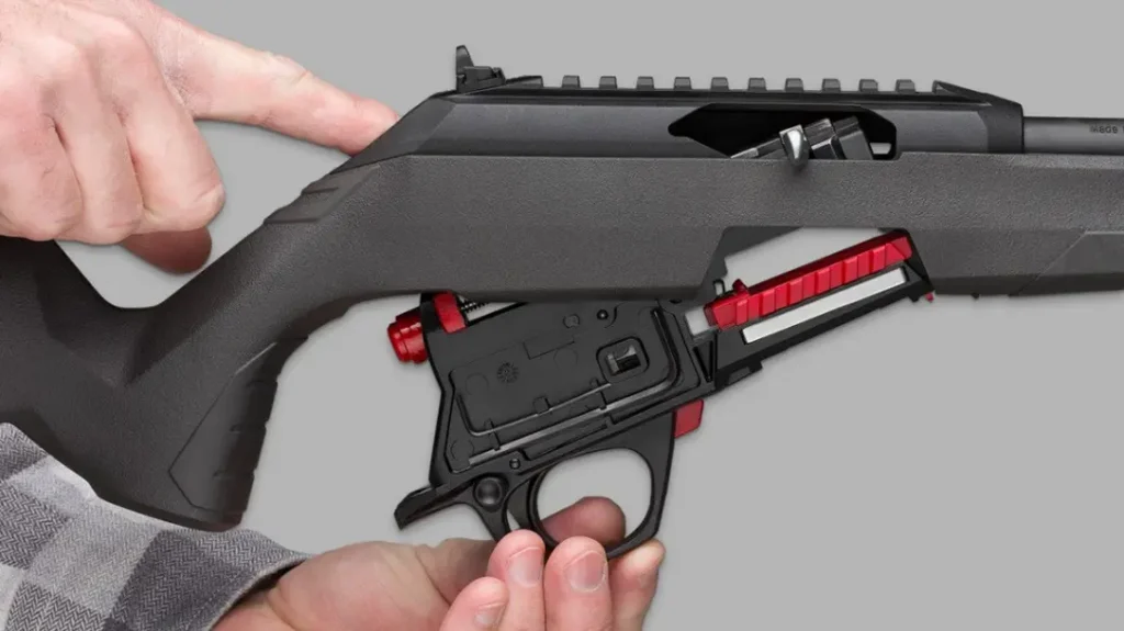 The Winchester Wildcat has a tool-less design.