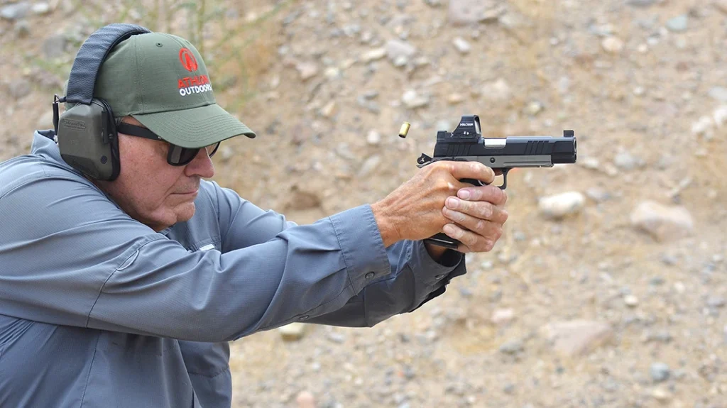 Fink’s Custom Guns Gunsite Performance Pistol Double Stack possesses an insanely crisp trigger, great capacity, and offers shooters all the advantages of a red dot optic.