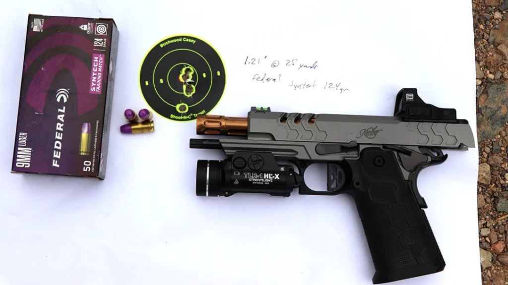 Performance of the Kimber 2K11 Pro Stainless.