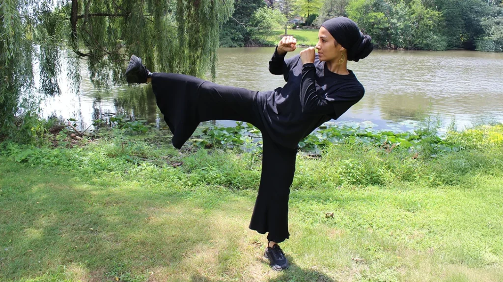 Self-Defense Basics: A good side kick can get or keep an attacker off of you.