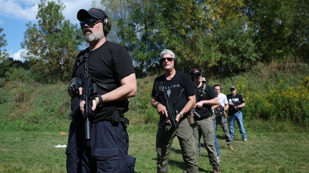 Throughout the rest of the day, we performed running drills, pivot drills, short-to-long range engagement transitions, etc.