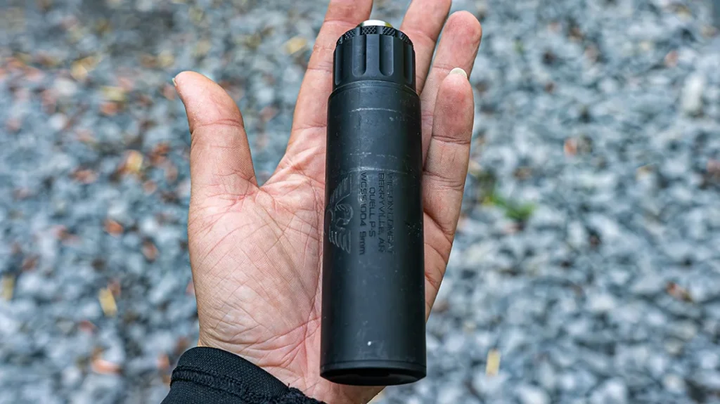 The Quell suppressors come with a ½ x 28 direct-thread piston pre-installed. So, they’re ready to go on ½ x 28 threaded pistols right out of the box.