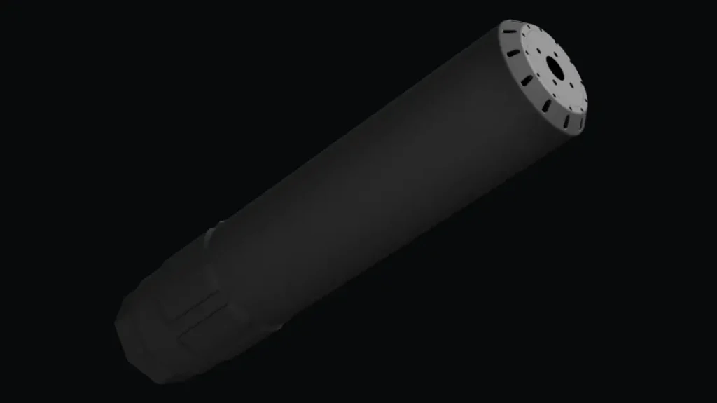 The MudGhost uses a Jaguar Silencer.