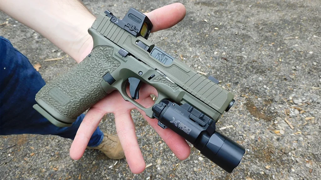 The Danger Close Armament Glock 45 is dead accurate.