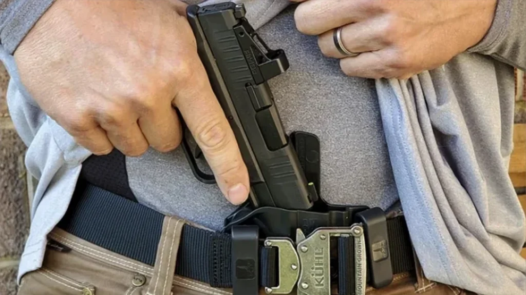 Picking a CCW Holster: Appendix carry (AIWB) is a subset of IWB that sits right around 1 o’clock.
