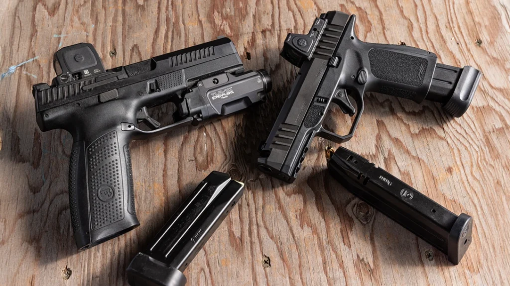 I also tried out a couple of CZ magazines I had on hand as well. They were a 19-rounder and a 21-round variant.