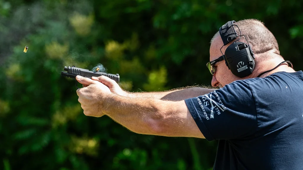 I felt like the comp was putting in the work, helping to mitigate recoil with +P loads since it was still very easy to shoot quickly and accurately.