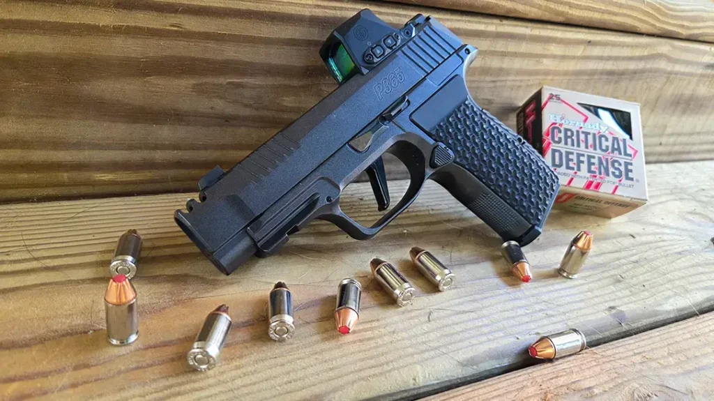 The author’s go-to ammo was Hornady's American Gunner 380 Auto, 90 gr XTP, which features hollow-point bullets.