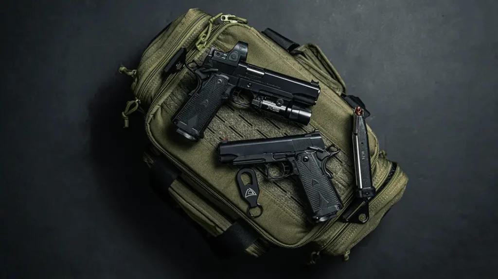 The Quantico Hi-Cap is available in 9mm and .45 ACP.