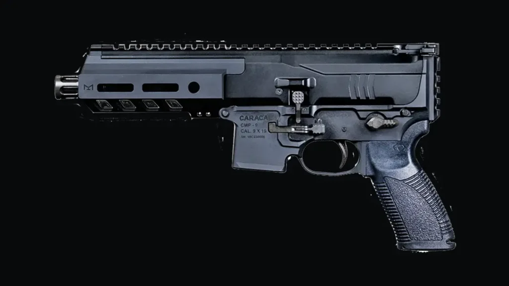 The CMP9 and CMP9K are chambered in 9mm.