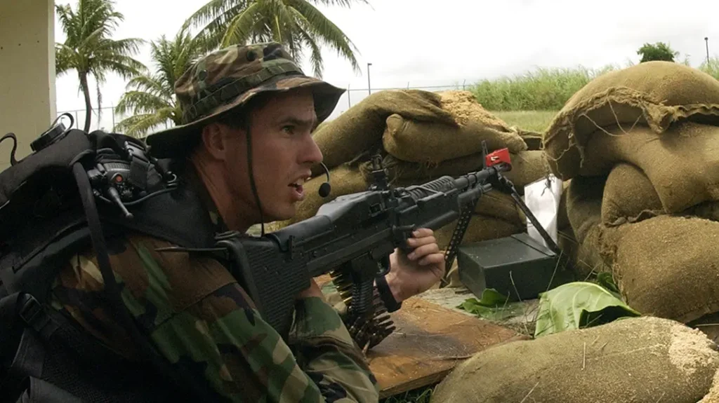 The M60 Machine Gun was effective at suppressive fire.