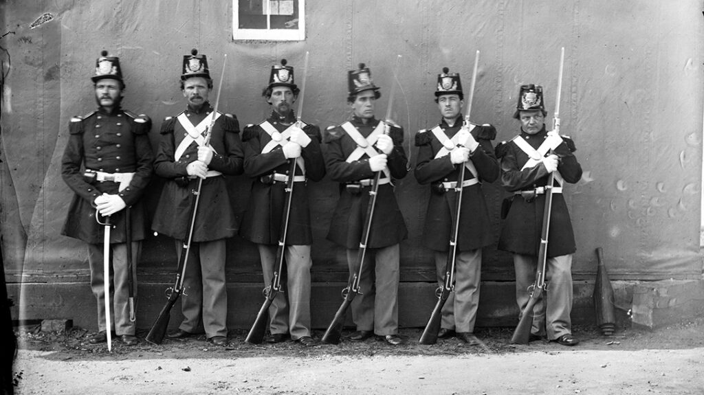 The United States Marine Corps in the Civil War.