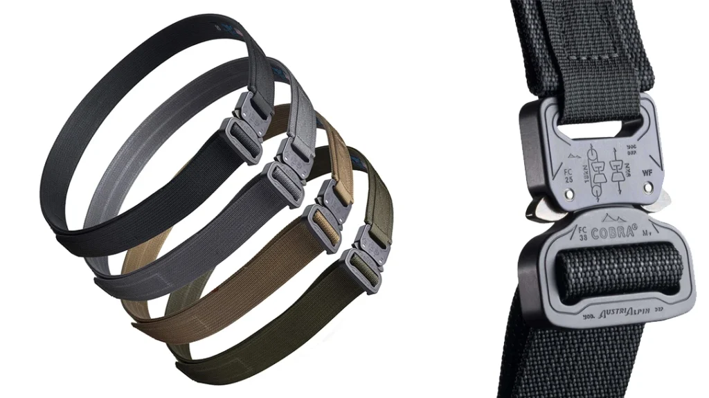 The Blue Alpha felt the most like a duty-adjacent EDC belt.