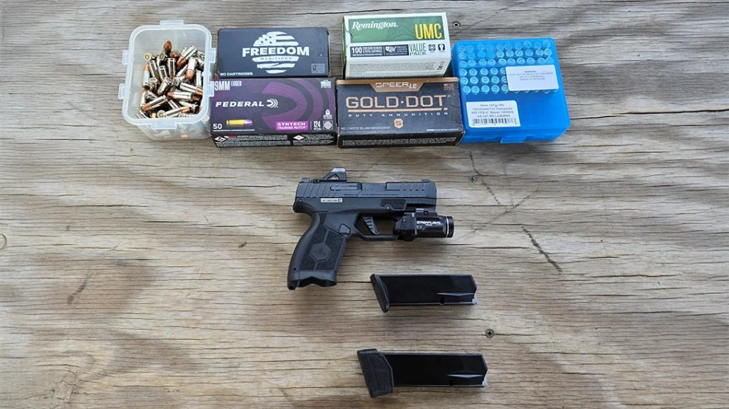 The author appreciated the 13-round onboard capacity. Without having to deal with aftermarket magazines, he had a nearly 30% increase in capacity over my old off-duty gun.