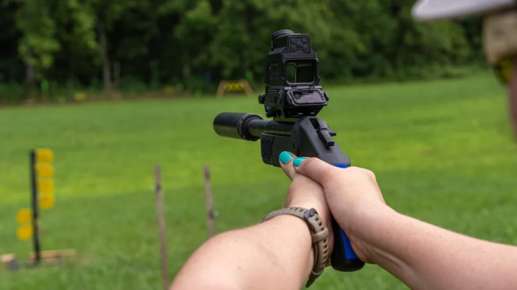 The author’s ultimate goal is to harvest a hog with this ammunition using this complete setup of the Rossi Brawler in .300 Blackout.