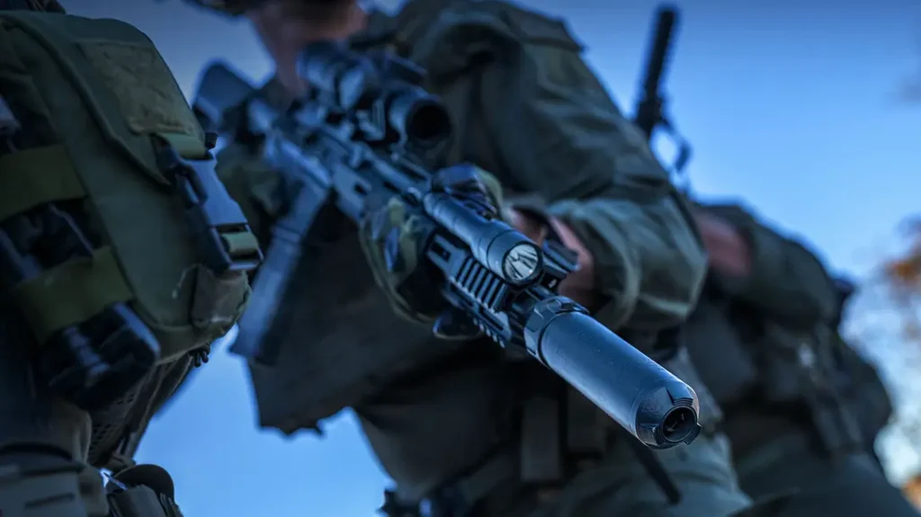 The SureFire SOCOM-4 has a new muzzle design.