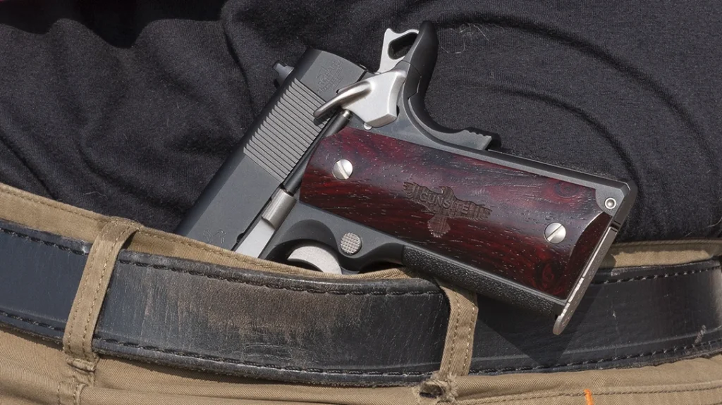 Just because some ancient “trainer” talks about throwing their 1911 in their belt does not make it less stupid.