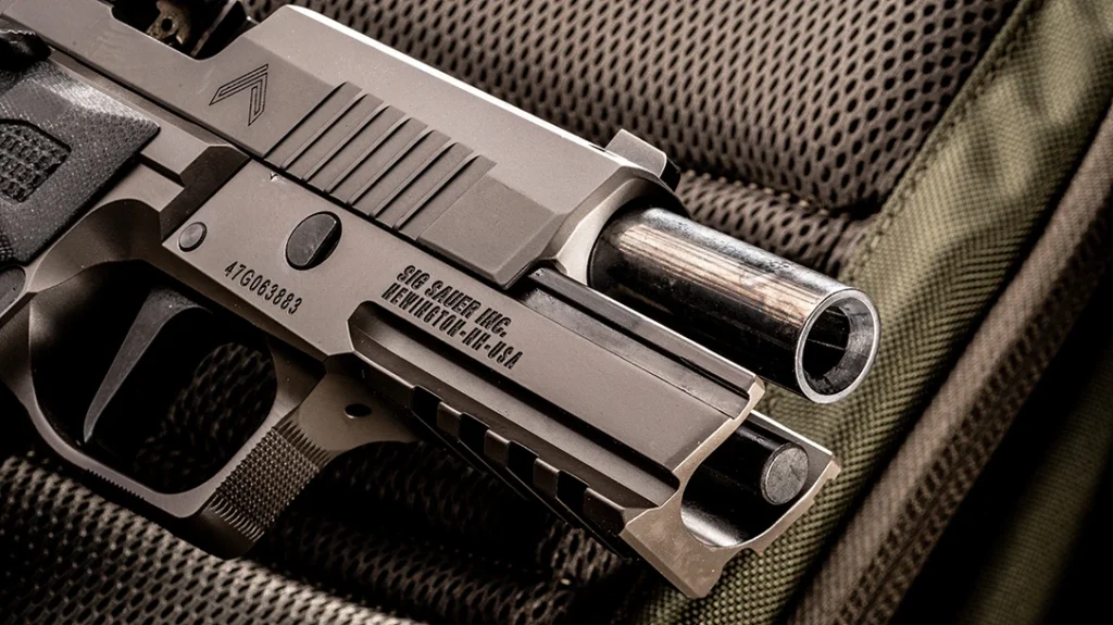 One thing of note is that SIG cut the barrel crown on the P226X Legion at 35 degrees.