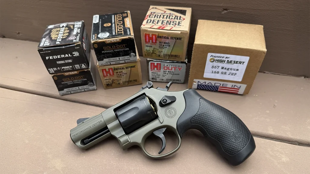 The author tested the Smith & Wesson Model 19 Carry Comp with various ammo.