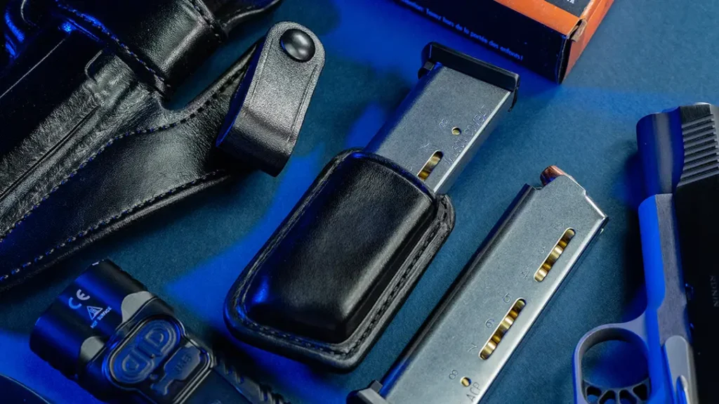 The author ran Wilson Combat’s eight-round magazines, specifically its #500.