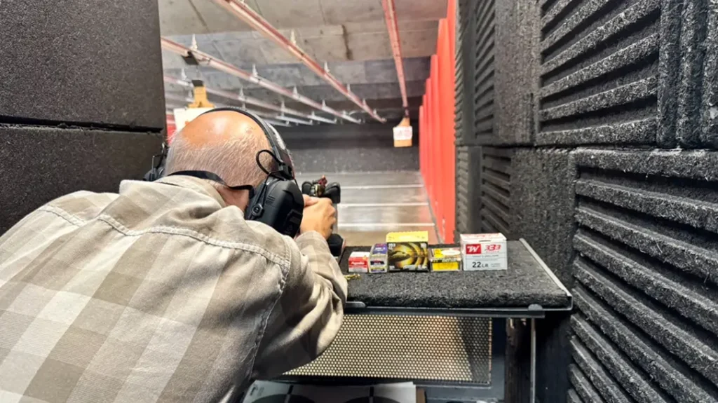 First order of business was to set up the Garmin Xero C1 Pro chronograph and measure bullet velocities.